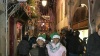 <center>« L’Incroyable Noël » de Sara et de Yuri à Strasbourg / la Cathédrale, <br>le marché de Noël à la tombée de la nuit ...