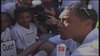 Séance de jeux au  Stade « La Palmeraie » à Saint-Paul  avec Fabrice PANCRATE et Guillaume HOARAU du PSG  pour 150 marmailles ...