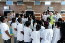 <center>Les enfants de Fleurimont en VIM <br> dans les coulisses de l'Aéroport Roland Garros