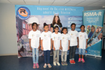 <center>Journée citoyenne au RSMAR-R <br> pour les marmailles de l'Eperon <center>Journée citoyenne au RSMAR-R <br> pour les marmailles de l'Eperon