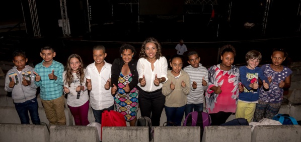 <center>Les marmailles invités d'honneur <br> de Marie-Alice Sinaman au TPA <center>Les marmailles invités d'honneur <br> de Marie-Alice Sinaman au TPA