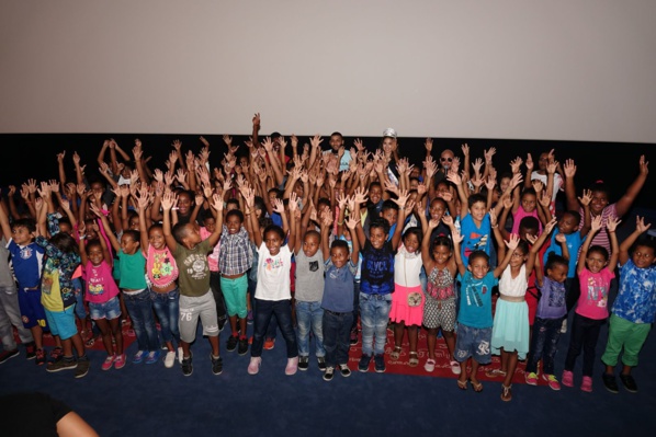 <center>Nestlé Réunion fête ses 50 ans<br> avec 150 enfants au cinéma