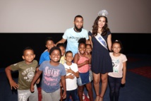 <center>Nestlé Réunion fête ses 50 ans<br> avec 150 enfants au cinéma