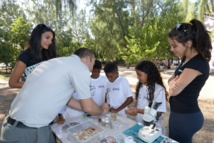 <center>Les marmailles découvrent la Réserve Marine <br>  avec les 12 candidates de Miss Réunion <center>Les marmailles découvrent la Réserve Marine <br>  avec les 12 candidates de Miss Réunion