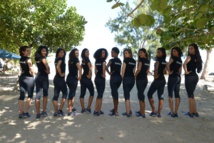 <center>Les marmailles découvrent la Réserve Marine <br>  avec les 12 candidates de Miss Réunion