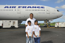 « Le 3000ème enfant parrainé, tiré au sort à bord du Boeing 777 d’Air France»