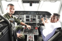 <center>Ils s’envolent à bord du CASA: <br> le Détachement Air 181<br> réalise  le rêve des marmailles de 1000 Sourires <center>Ils s’envolent à bord du CASA: <br> le Détachement Air 181<br> réalise  le rêve des marmailles de 1000 Sourires