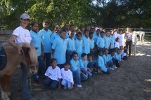 Découverte du cheval pour les marmailles de la SHLMR