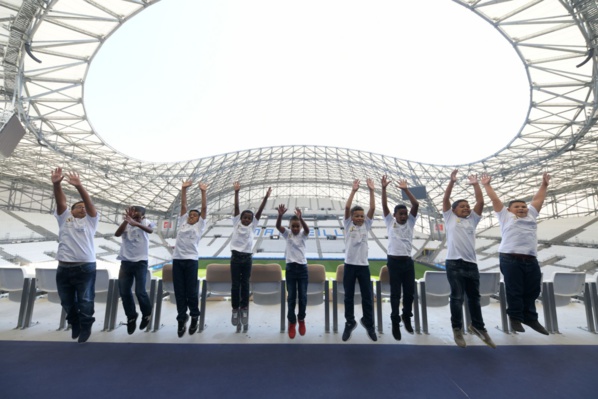 <center>Jour 13 : "S'envoler vers le Rêve  ..."<br> Visite en VIM du Stade Orange Vélodrome <br> avec l’OM Fondation