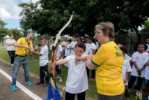 <center>Tir à l’arc: Les marmailles de 1000 Sourires<br> se prennent pour Robin des bois
