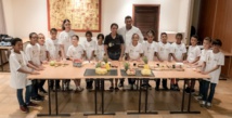<center>Première action caritative pour Miss Réunion 2018<br> au Palm, avec les marmailles de 1000 Sourires