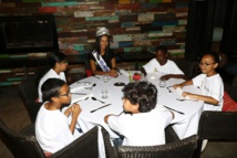 <center>Première action caritative pour Miss Réunion 2018<br> au Palm, avec les marmailles de 1000 Sourires <center>Première action caritative pour Miss Réunion 2018<br> au Palm, avec les marmailles de 1000 Sourires