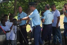 La gendarmerie accueille les marmailles des quartiers de Savannah et de bellèmène La gendarmerie accueille les marmailles des quartiers de Savannah et de bellèmène