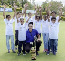 <center>Trophée Professionnel de l’Océan Indien: <br>Air Austral invite les marmailles de 1000 Sourires <br> à rencontrer les pros au Golf Club du Colorado