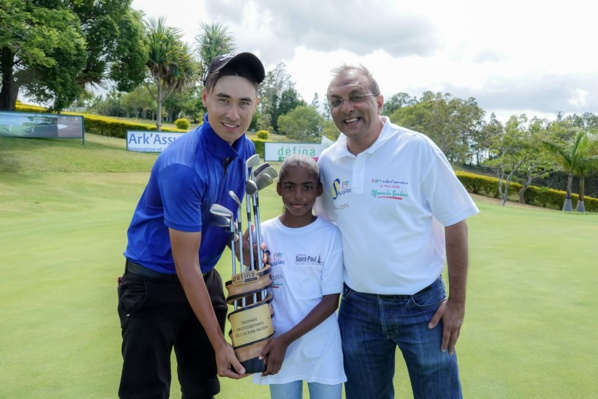 <center>Trophée Professionnel de l’Océan Indien: <br>Air Austral invite les marmailles de 1000 Sourires <br> à rencontrer les pros au Golf Club du Colorado