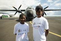 1000 Sourires  parraine son 4000ème enfant à la Base Aérienne 181