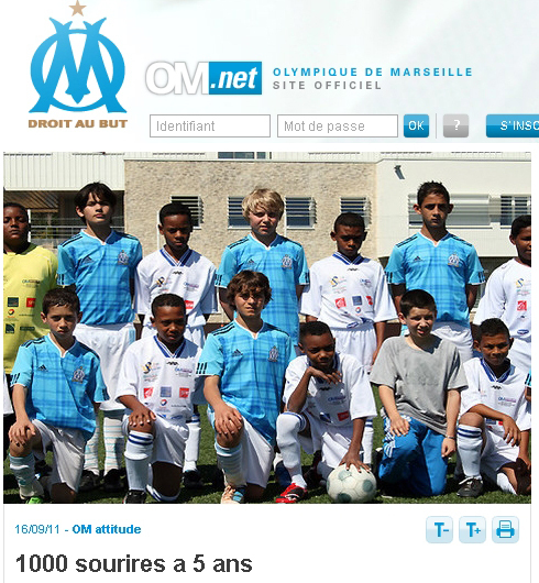 OM.net parle de 1000 Sourires