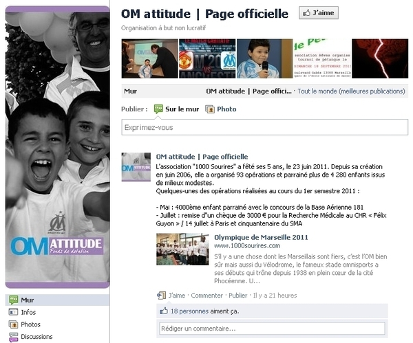 OM.net parle de 1000 Sourires OM.net parle de 1000 Sourires