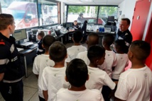 <center>"S'envoler vers le Rêve ..."  <br> Jour 4 :Une journée citoyenne inoubliable <br>avec les marins-pompiers de Marseille