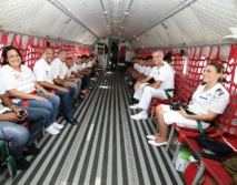 <center>Baptême de l’air en CASA <br> avec le Détachement Air 181 : <br> les marmailles de 1000 Sourires en lèr <center>Baptême de l’air en CASA <br> avec le Détachement Air 181 : <br> les marmailles de 1000 Sourires en lèr