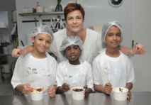 <center>Matinée givrée <br> à La Magie Des Glaces <br> pour les marmailles de 1000 Sourires <center>Matinée givrée <br> à La Magie Des Glaces <br> pour les marmailles de 1000 Sourires