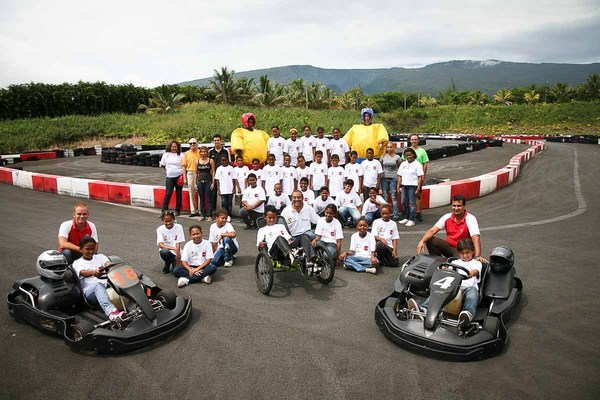  <center>Challenge sportif inédit<br>  pour les marmailles de 1000 Sourires