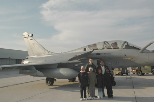 "Top Gun" sur la B.A. 113 de Saint-Dizier …. nos enfants découvrent le Rafale