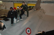 "Top Gun" sur la B.A. 113 de Saint-Dizier …. nos enfants découvrent le Rafale