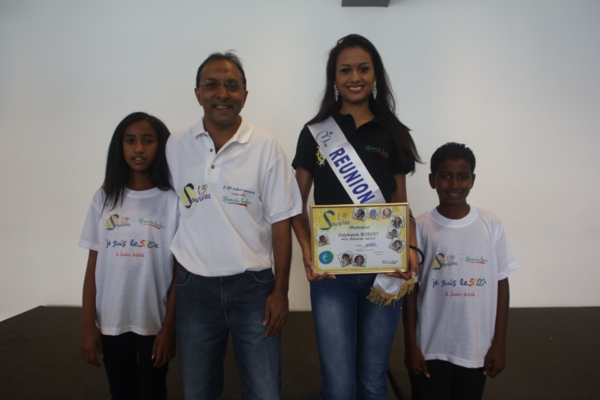 Voyage des 5000èmes enfants parrainés à Paris: les Mots du Président Ibrahim Ingar, du Parrain Fabrice Abriel et de la Marraine Miss Réunion 2012