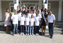 <center>Stéphanie Robert,  Miss Réunion 2012 <br>Marraine de 1000 Sourires