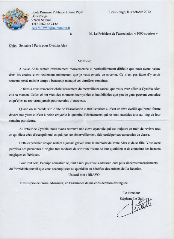 Départ pour la Réunion Départ pour la Réunion