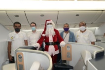 <center>1000 Sourires fête Noël avec Air France <br> et le Détachement Air 181 <center>1000 Sourires fête Noël avec Air France <br> et le Détachement Air 181