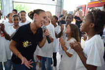 <CENTER>Journée en VIM avec les pompiers du SDIS, <br> la chanteuse Sega¨El <br>  et Stéphanie Robert, Miss Réunion 2012 ... 