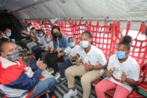 <center>15ème Anniversaire - 23 juin 2021 : Jour 3<br> 1000 Sourires fête ses 15 ans avec <br> Marie-Antoinette Katoto, Fabrice Abriel et <BR>Gaëlle Malet au Détachement Air 181