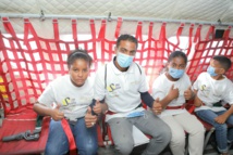 <center>15ème Anniversaire - 23 juin 2021 : Jour 3<br> 1000 Sourires fête ses 15 ans avec <br> Marie-Antoinette Katoto, Fabrice Abriel et <BR>Gaëlle Malet au Détachement Air 181