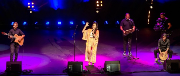 <center>Les artistes péi font la fête au Téat Champ Fleuri, le samedi 10 juillet 2021