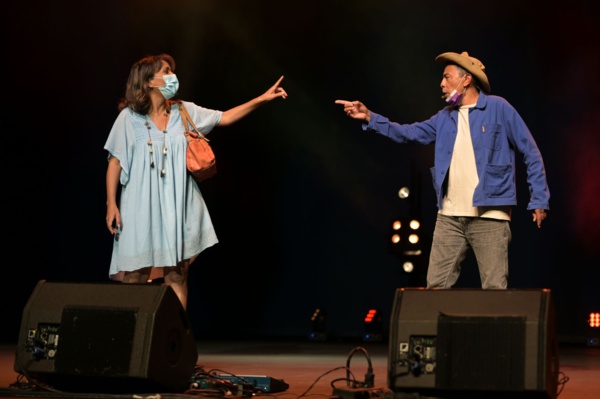 <center>Les artistes péi font la fête au Téat Champ Fleuri, le samedi 10 juillet 2021