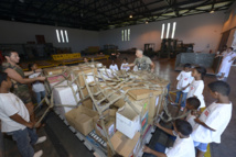 Un Noël citoyen à la Base Aérienne 181 pour les marmailles du quartier de Barrage Un Noël citoyen à la Base Aérienne 181 pour les marmailles du quartier de Barrage