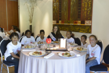 <center>Journée de rêve au Palm Hôtel avec <br>Marie Alice Sinaman, humoriste <br>Bernard Joron – Ousanousava <br> et Floriane Bourgeois, <br>2ème  Dauphine de Miss Réunion