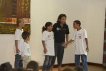 <center>Journée de rêve au Palm Hôtel avec <br>Marie Alice Sinaman, humoriste <br>Bernard Joron – Ousanousava <br> et Floriane Bourgeois, <br>2ème  Dauphine de Miss Réunion