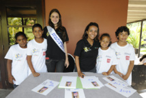 <center>Journée de rêve au Palm Hôtel avec <br>Marie Alice Sinaman, humoriste <br>Bernard Joron – Ousanousava <br> et Floriane Bourgeois, <br>2ème  Dauphine de Miss Réunion