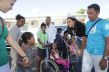 <center>1000 Sourires  réalise le rêve de <BR> 7 enfants handicapés