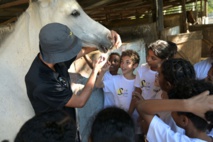 <center>Une journée à cheval <br>pour les marmailles de 1000 Sourires <center>Une journée à cheval <br>pour les marmailles de 1000 Sourires