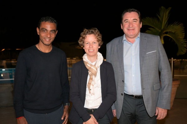 <CENTER>1000 Sourires fête son 16ème anniversaire avec Amandine Henry (OL),  Quentin Merlin (FC Nantes) et Fabrice Abriel (entraineur FC Fleury 91)