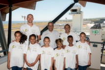 <center>Voyage au coeur de l’Aéroport Roland Garros <br>pour les marmailles de 1000 Sourires