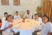 <center>Un Noël 5 étoiles au Palm Hôtel & Spa <br>pour les marmailles de 1000 Sourires