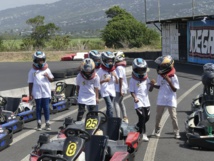 <center>Les marmailles 1000 Sourires s’initient au karting et aux gestes qui sauvent ...