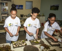 <center>Cueillette de goyaviers et ateliers artistiques au programme des vacances <br> des marmailles de 1000 Sourires <center>Cueillette de goyaviers et ateliers artistiques au programme des vacances <br> des marmailles de 1000 Sourires