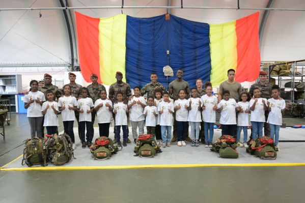 <center>Une journée commando avec les militaires <br>du 2e RPIMa pour les marmailles de 1000 Sourires