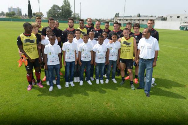 <center>  Mercredi 13 mai 2015 : Entrainement des pros de l’OGC Nice<br>au Parc des Sports Charles Ehrmann 